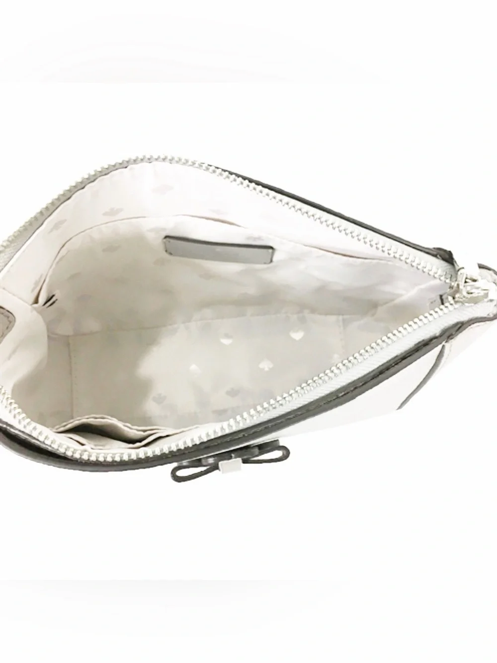 Kate Spade Talia Crossbody Grey Leather Clover like New